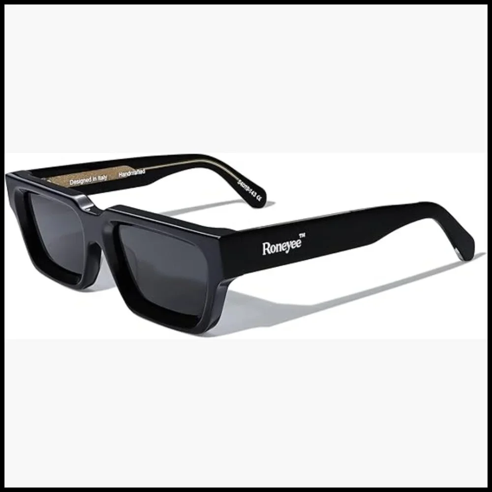 Acetate Frame Sunglasses with UV Protection Nylon Lens Retro Unisex